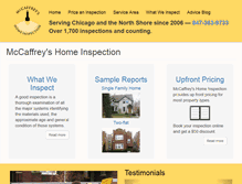 Tablet Screenshot of hominspect.com